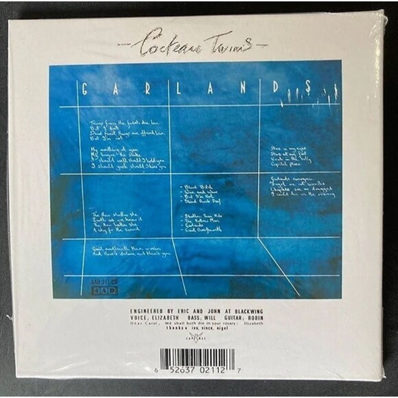 Cocteau Twins - Garlands - NEW CD 4AD Remastered by Robin Guthrie Compact Disc - Picture 2 of 2
